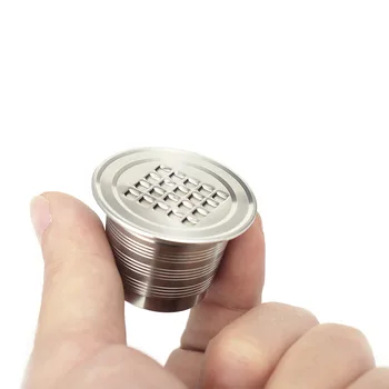 

MASCOTANGEL Refillable Reusable Stainless Steel Nespresso Coffee Capsule Nespresso Capsule Grinder Barista Coffee Maker Tool