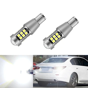 

2x T15 W16W LED 3030 Chip Canbus backup reverse light lamp For Infiniti G25 QX50/60 M37 M25L FX50 JX35 EX37 EX25 FX37 FX35 G37