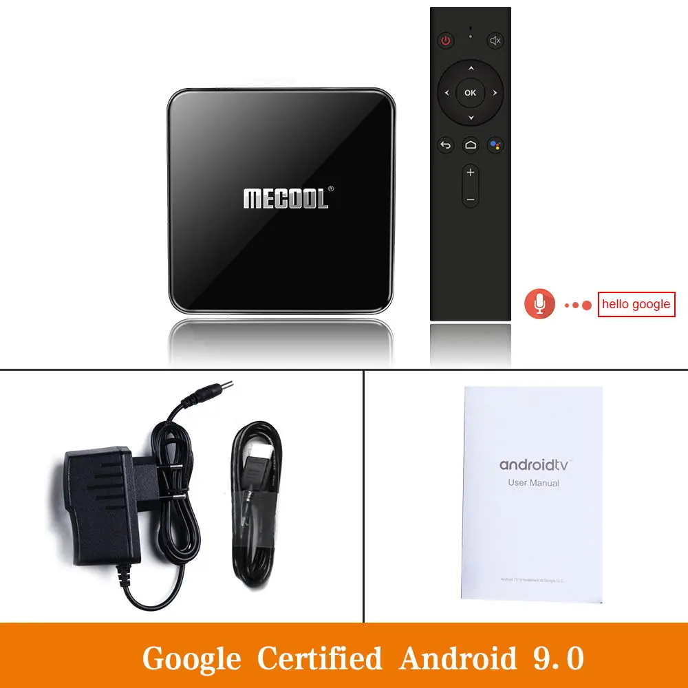 MECOOL 4G DDR4 128G 64G rom KM3 Android 9,0 ТВ-приставка Amlogic S905X2 2,4G/5G WiFi 4K BT Голосовое управление Google Certified tv Box - Цвет: KM3 4G 64G