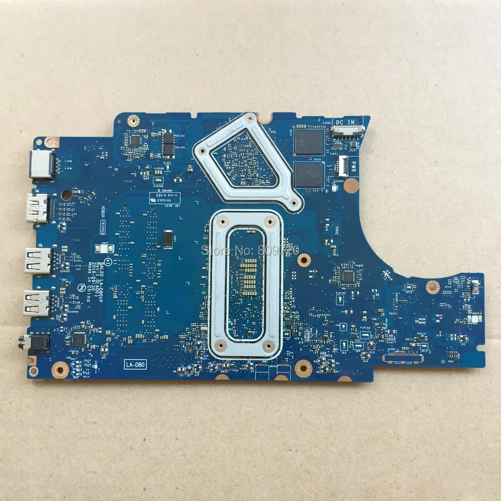 astounding  Laptop Motherboard BAL20 LA-D801P CN-0Y8N7H/02PVGT Y8N7H DDR4 with SR2ZU i5-7200U 2.5GHz For Dell I