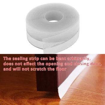 

Door Sealing Strip Tape Door Windows Seal Strip Door Windproof Window Insulation Thermal Glass Door Waterproof Strip 100*2.5cm