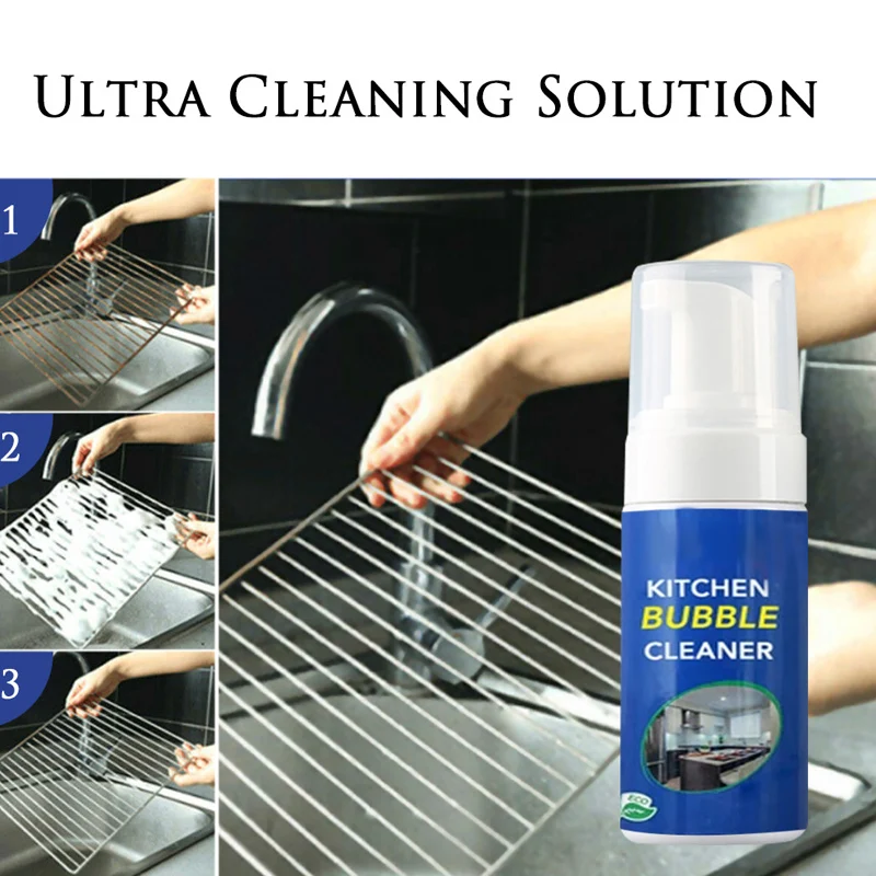 

Hot Foam Cleaner Multi-Purpose Cleansing Bubble Washing Cleaning for Home Kitchen Bathroom PLD