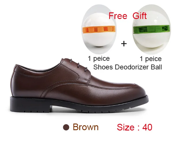 Xiaomi Mijia Qimian/мужские деловые туфли с u-образным швом, элитная Серия, серебристые ионные антибактериальный дезодорант, кожаная мужская обувь - Цвет: Type 1