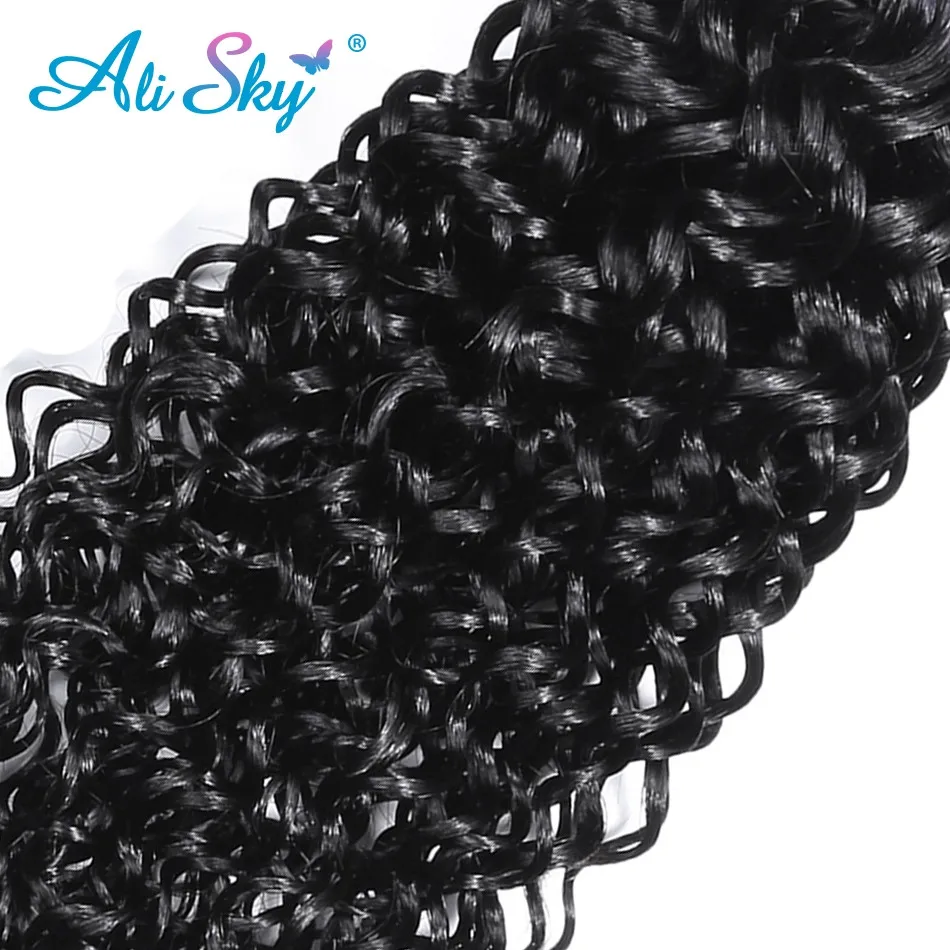 Три/Средний/свободный часть 4x4 перуанский не Реми прямо Синтетическое закрытие волос Али небесно-Компания волос 8- 22 дюймов швейцарский