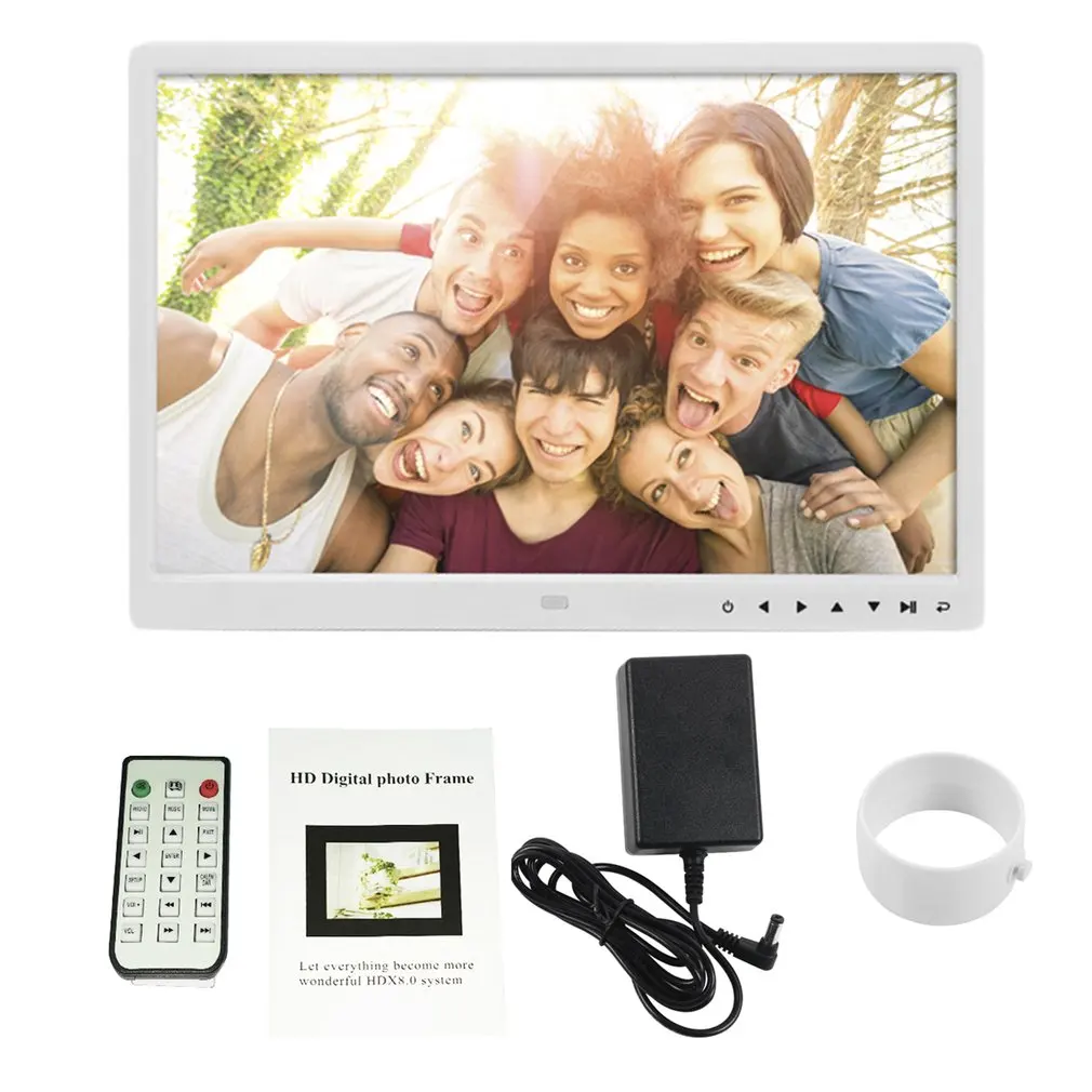 

Digitale Fotolijst Elektronisch Album 15 Inch 1280*800 Voor Touch Knoppen Multi-language Led Screen Foto 'S Muziek video