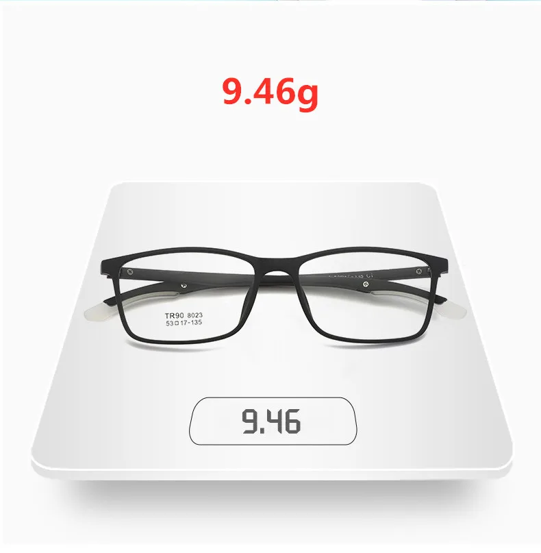 Стильные TR90 очки легкие Гибкая оптическая оправа очки женские, мужские Rx-able рецептурная рамка регулируемый темп