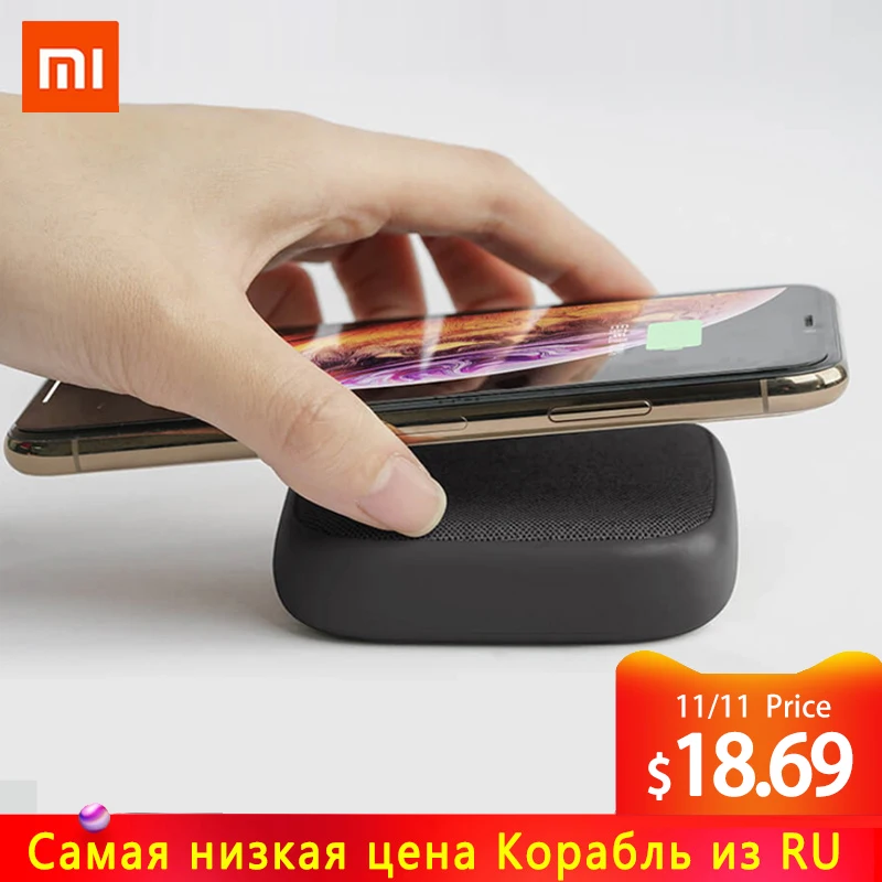 

SOLOVE 10000mAh Wireless Power Bank QI Charger Dual USB 10000mAh Fast Charging External Battery for iPhone Samsung F2