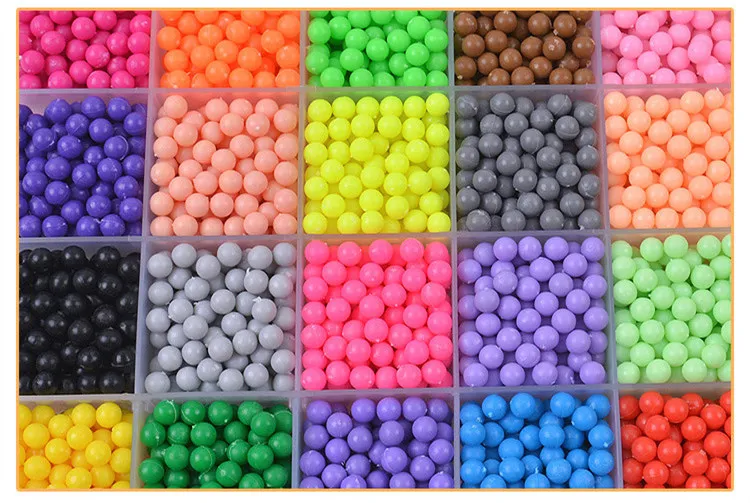 [Забавные] 1000 шт./компл. ручной работы воды beadbond развивающие игрушки "сделай сам" из бусин головоломка упакована волшебный воды beados игрушки подарки для девочек