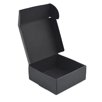 

100 x /Lot Small Kraft Paper Box Cardboard Handmade Soap Box Craft Paper Gift Box Packaging Jewelry Box Black