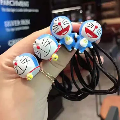 Аниме мультфильм Дораэмон косплей аксессуары заколки для девочек Дораэмон синий толстый человек японские волосы милые волосы для женщин подарок на день рождения