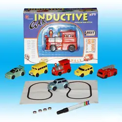 Автомобильная Индуктивная детская забавная мини-танк транспортных средств детей с ручная игрушка автомобиль нарисованные линии