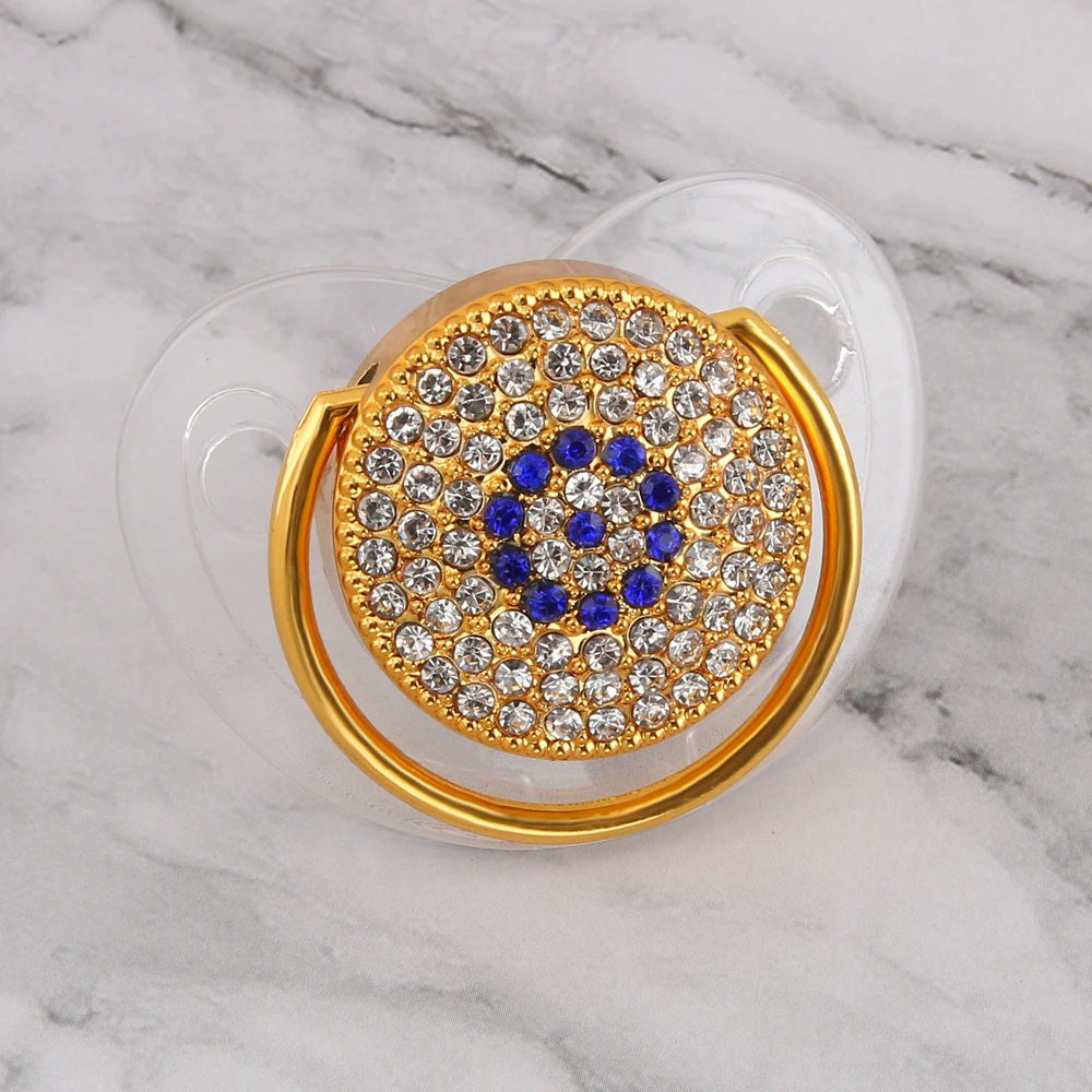 Роскошные Детские Соски Оптом Bling Соска со Стразами Ортодонтические Пустышки