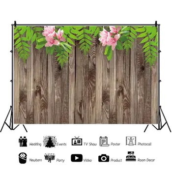 

Photography Backdrop Wooden Floor Baby Cake Food Party Portrait Background For Digital Photo Studio