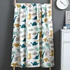 Nouveau-né Swaddle couverture bébé deux couches mousseline 100% coton 110*120cm doux nouveau-né bain gaze écharpe pour bébé sac de nuit poussette couverture ► Photo 3/6