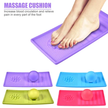 

Yoga Massage Cushion Ball Stress Pain Relaxation Mat Fitness Neck Foot Relieve Portable Home Reflexology Foot Spa Massager