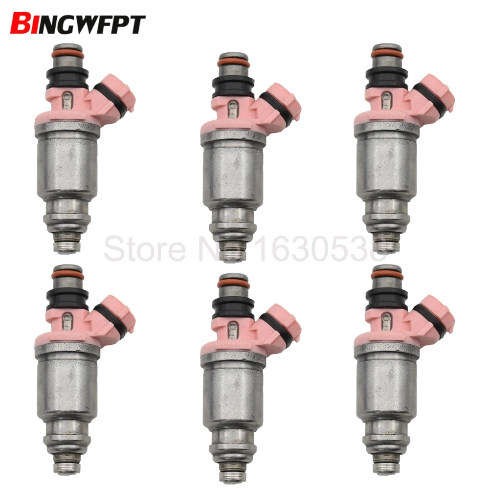 Bingwfpt 6 шт./лот впрыска топлива 23250-74080 23209-74080 для Toyota 92-97 Марка Land Cruiser Lexus 96-98 LX450 4.5L V8 2320974080