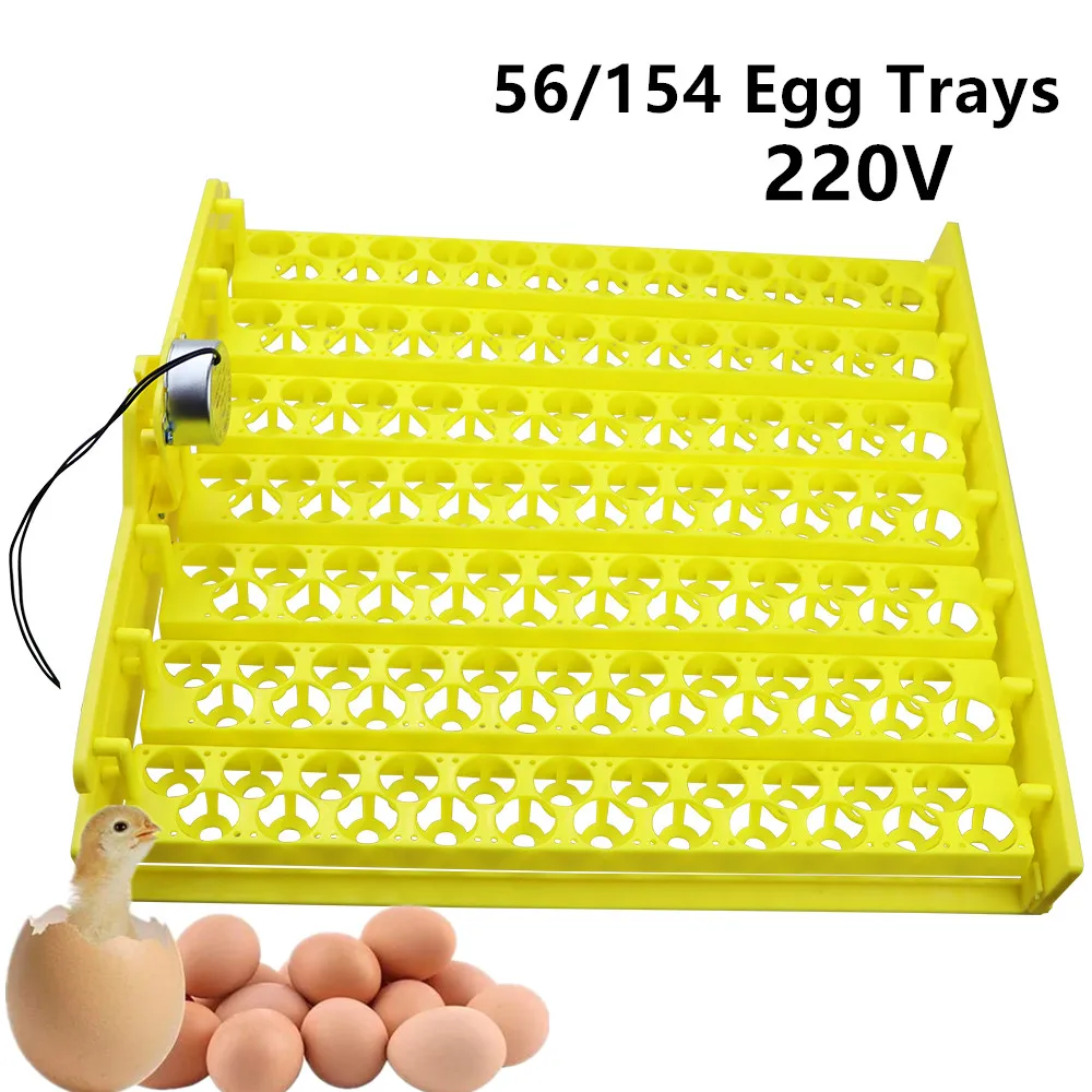 Egg Incubator Automatic 56 154 Plastic Bird Eggs Duck Chicken Eggs
