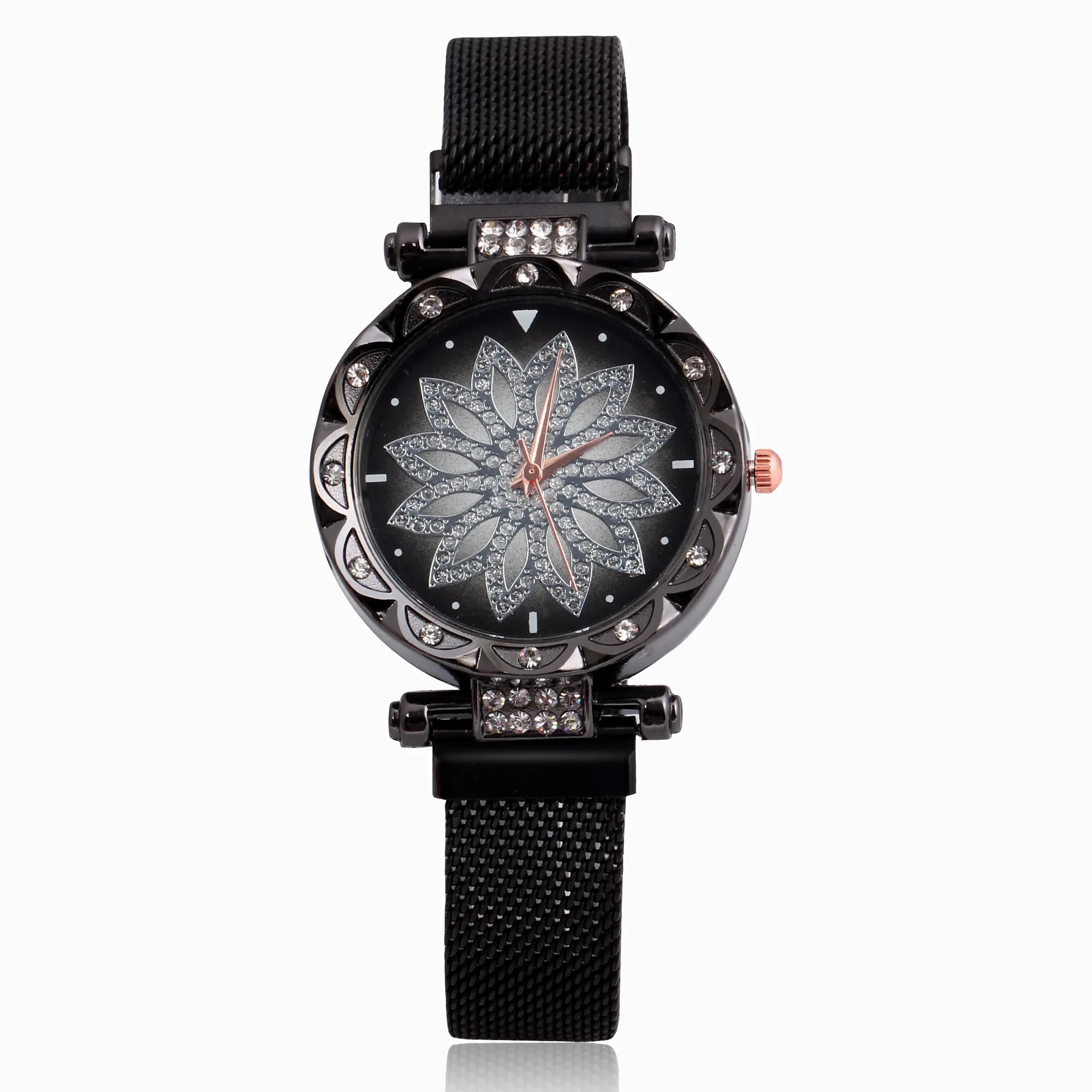 

Douyin Watch Women's Celebrity Style Lazy Magnet wang dai biao Simple Trend Fortunes Online Celebrity Watch Wholesale