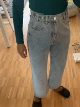 Vaqueros de cintura alta para mujer, Pantalones rectos de pierna ancha a la moda, holgados, cómodos, informales, ropa de mezclilla, pantalones bombachos