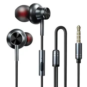 

In-Ear Headphones For Xiaomi Earphone For Phone Stereo Bass Headset Metal Wired Earphone HiFi Headphones Mic For Android