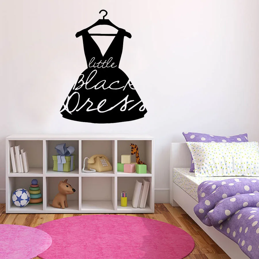 Vinyl Wall Decal Fashion Clothing Boutique Dress Model Women's Store Window Decoration Girls Bedroom Sticker S921 | Дом и сад