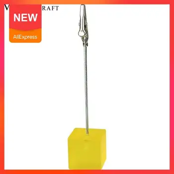 

Creative Colored Cube Stand Desk Card Note Picture Party Decoration Supplies FES0085 Photo Clip Memo Gift Wedding Table Hol O9N9