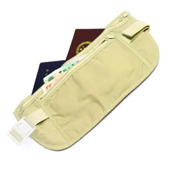 

Nylon Travel Accessories Useful New Slim Personal Documents Hidden Pockets Close-Fitting Waist Bag