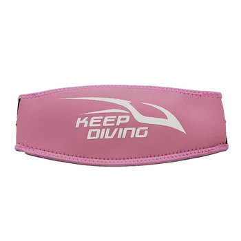 

Pink Neoprene Comfortable Diving Mask Strap Cover Accessories Padded Protection Hair Wrap Water Sports 22 x 10cm