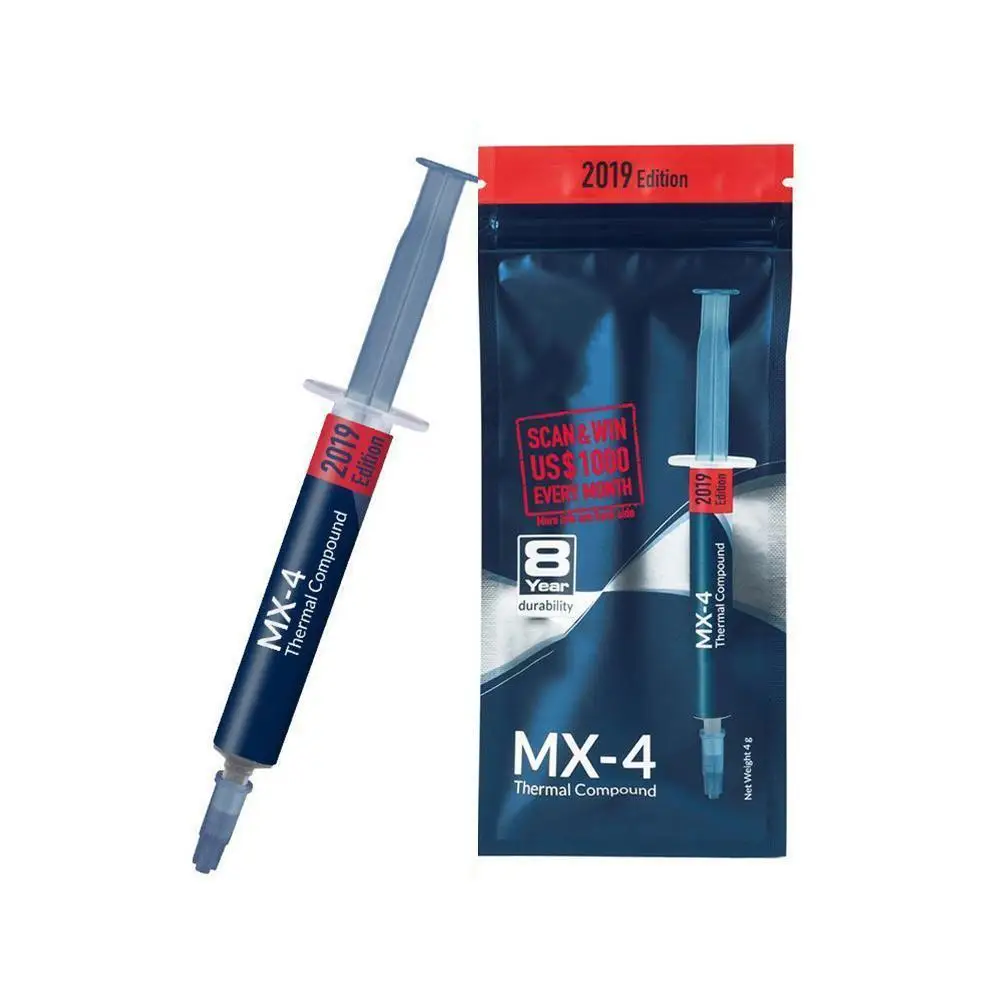 Thermal Paste MX-4 2g 4g MX4 Processor CPU Cooler Cooling Fan Grease VGA Compound Heatsink Plaster Silicone | Компьютеры и офис