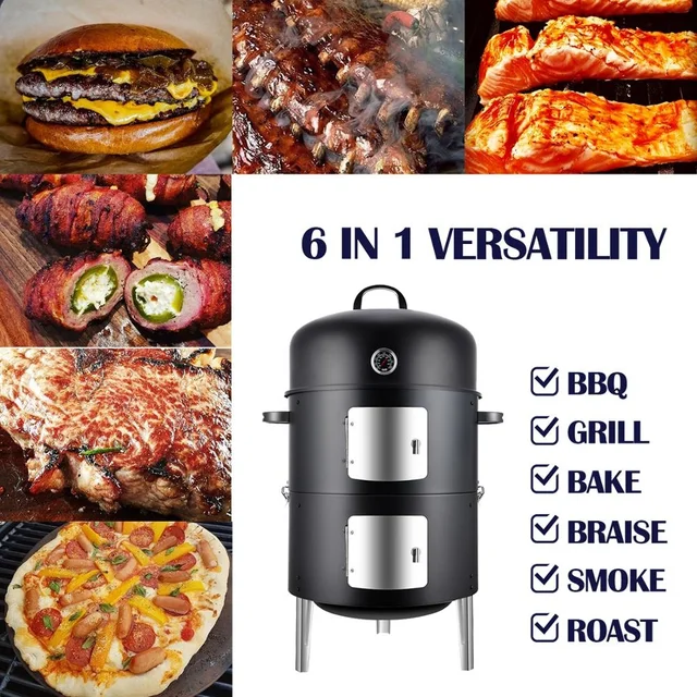 Multi-functional Charcoal BBQ Grill 5
