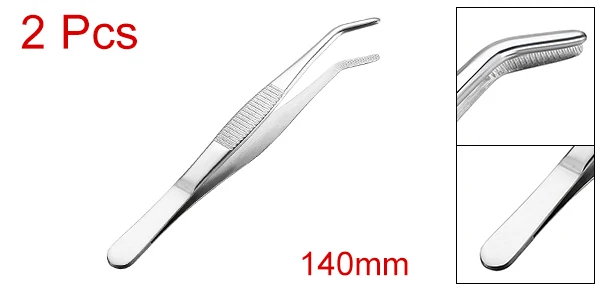 5.5in Curved Tip Uxcell Новинка; Лидер продаж гироборд с колесами 8 дюймов 5-дюймовый 7-дюймовый 10-дюймовая шпилька 12 дюймов Нержавеющая сталь пинцет прямой тупой плоскогубцы с зубчатый зонд - Цвет: 5.5in Curved Tip