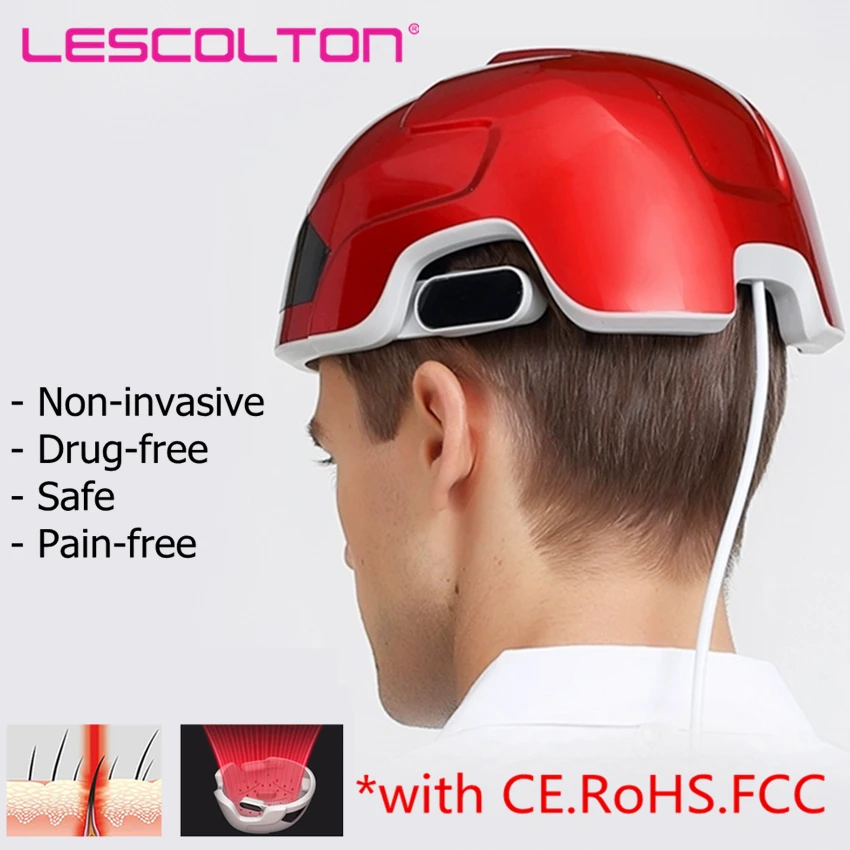 Lescolton Anti Hair Loss Laser Hair Regrowth Helmet for Hair Loss