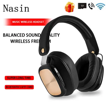 

Nasin Wireless Bluetooth Earphone Wireless Headphone Deep Folding Bass With Microphone Gaming Headsets For Tv Mobile Phone