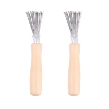 

2pcs Hair Comb Cleaning Claws Comb Hair Removal Tool Hair Brush Cleaner Wooden Handle Cleaner For Home Salon Cleaning Tool