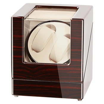 

JQUEEN Double Watch Winder Box for All Automatic Mechanical Watches with Quiet Mabuchi Motor 10 Modes