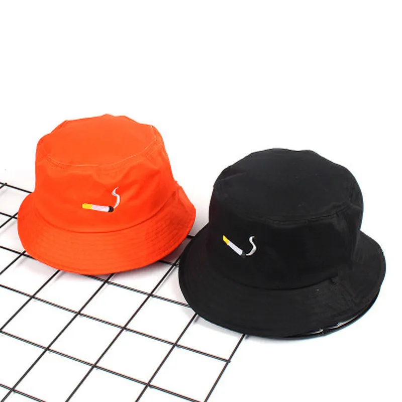 Cigarette-Embroidery-Bucket-Hat-for-Men-Women-Hip-Hop-Fisherman-Hat-Adult-Panama-Bob-Hat-Summer (2)_副本