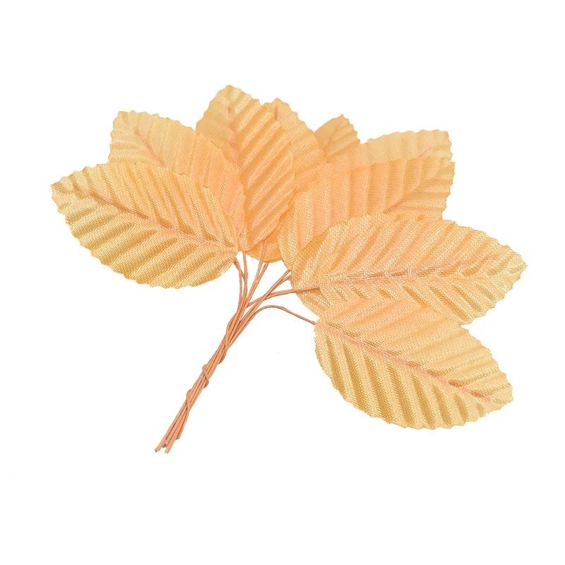 Нейлоновые шелковые листья в форме листа искусственные цветы для свадебное праздничное украшение DIY ВЕНОК подарок Скрапбукинг Ремесло поддельные листья 8