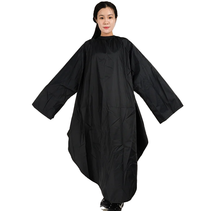 Salon Barber Long Sleeve Hairdresser Apron Professional Hairdressing