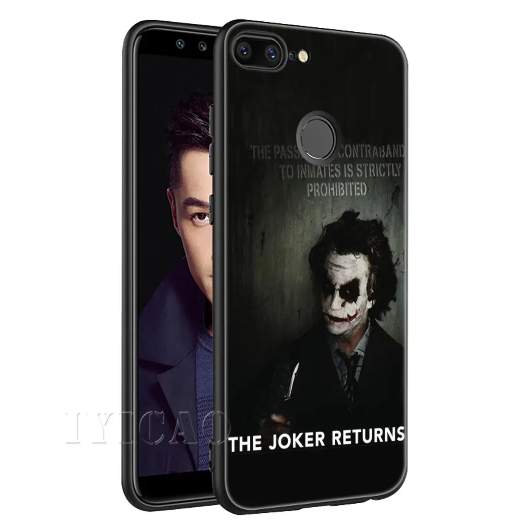 8 Мягкий силиконовый чехол joker Joaquin Phoenix movie для huawei Honor view 20 9X 7A Pro 10 9 8 Lite 8X 8C 7X 7C 6A Note 10 - Цвет: 8