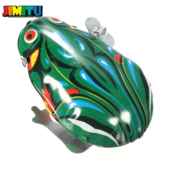 Винтажные игрушки ветрозащитная игрушка Милая модель лягушки/петуха Оловянная