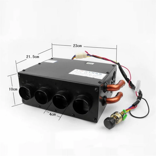 12V/24V 80W Universal 4 Hole Portable Car Vehicle Heating Cooling Heater  Defroster Demister Car Van