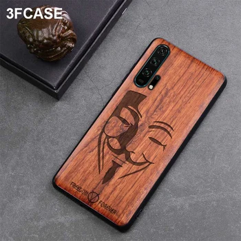 

3FCASE Wood Phone Case For Huawei Honor 10 Case Shockproof Honor 20 Cover TPU Coque For Huawei Honor 10 20 Pro 20S Play Magic 2
