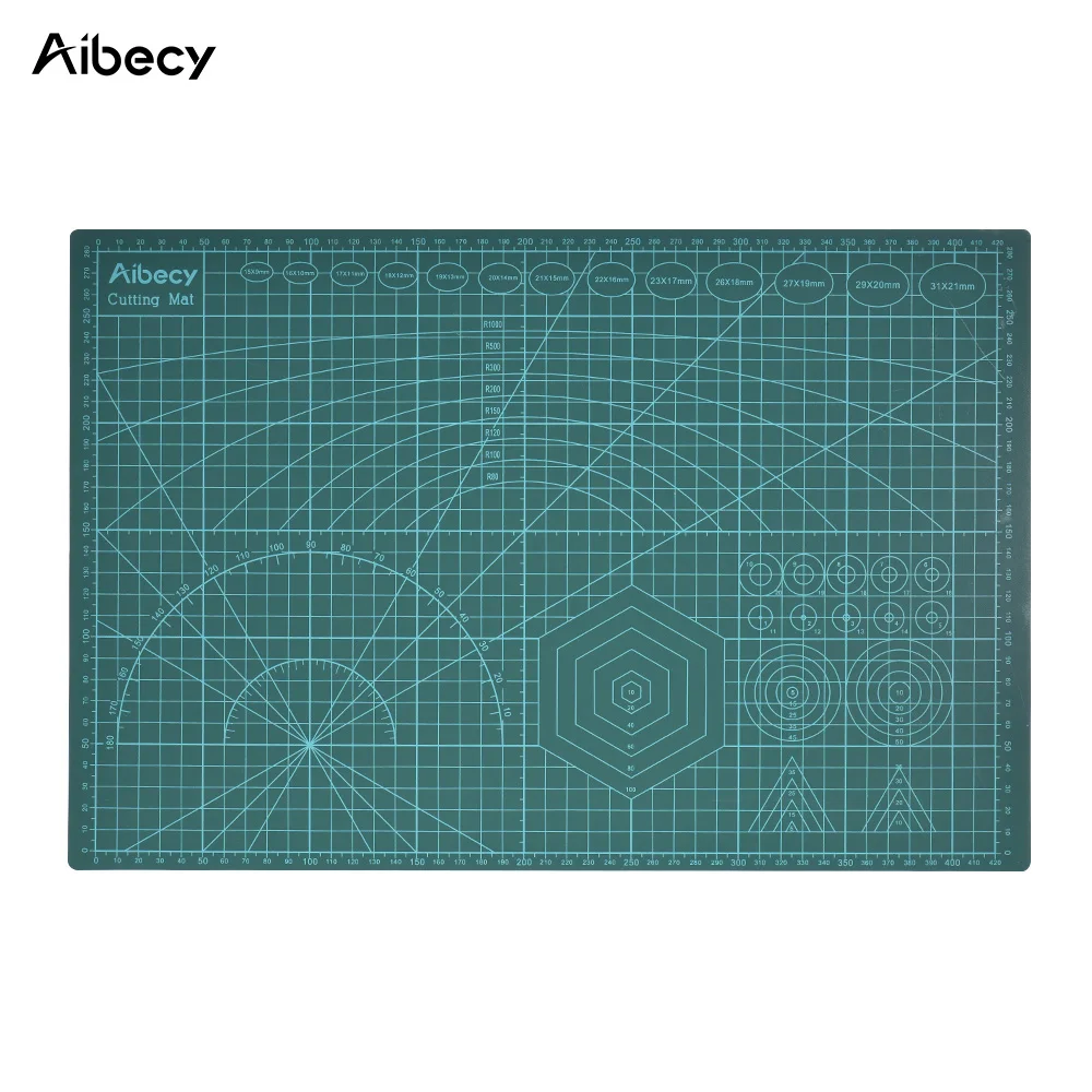 Aibecy инструменты из ПВХ A3 режущий коврик ручной инструмент DIY разделочная доска двухсторонняя доступная самовосhealing вающаяся режущая площадка