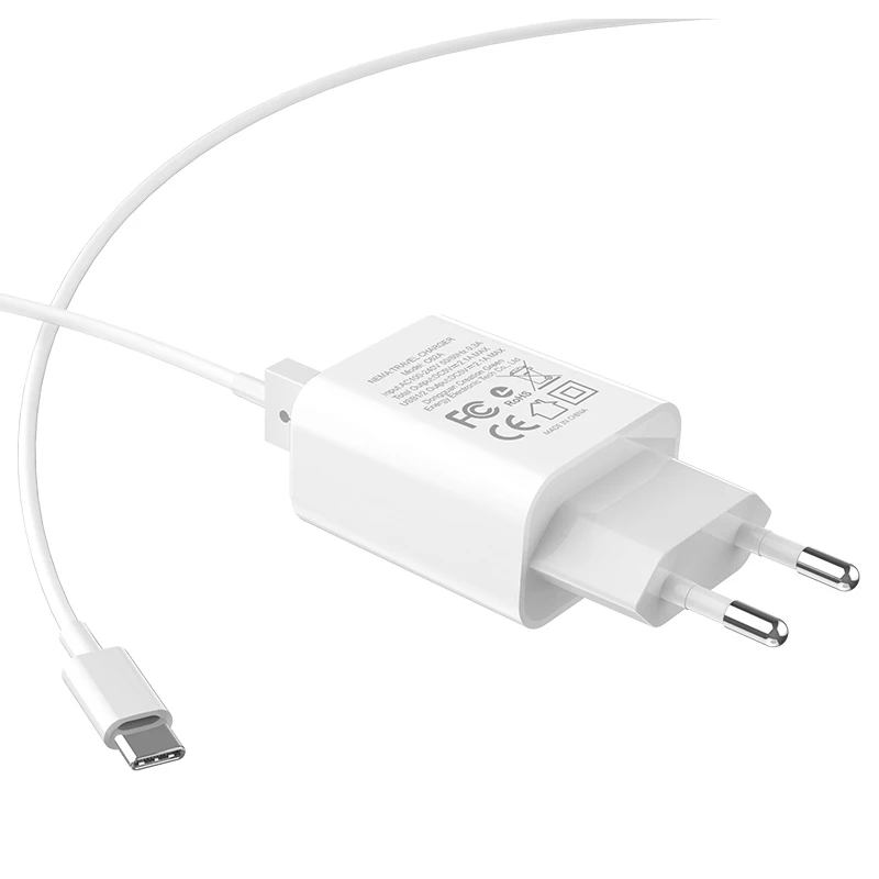 HOCO C62A 10 шт./лот 5 в 2.1A USB зарядное устройство для iPhone 11 Xs Max ЕС вилка настенное зарядное устройство адаптер для samsung Xiaomi huawei