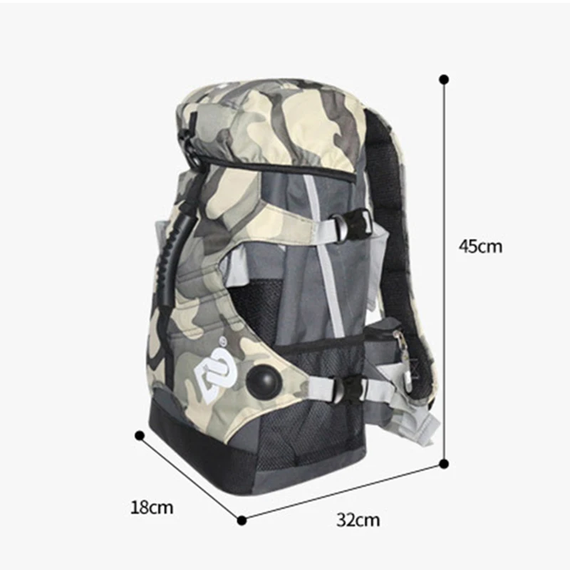 Fashion Outdoor Bags High Quality Durable Multi-pocket Sports Bags Unisex Professional Roller Skates Backpack 6