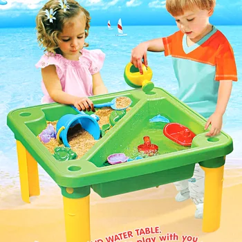

Summer Large Beach Table Toy Set Sand Bucket Bathroom Bath Water Play Sand Digging Tools Shovel Play House
