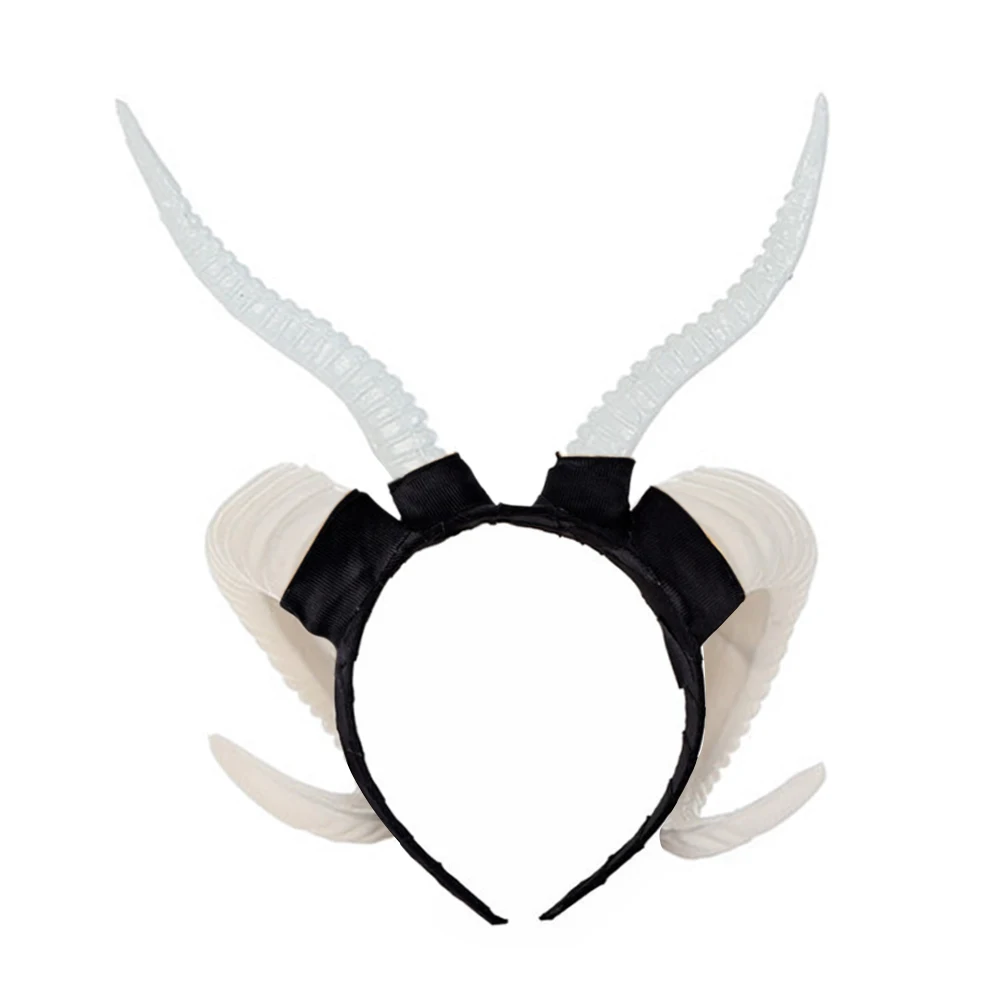 

Animal Horns Holiday Halloween Gift Manual Headdress Costumes Photography Headband Party Props Simulation Sheep Horn Accessories