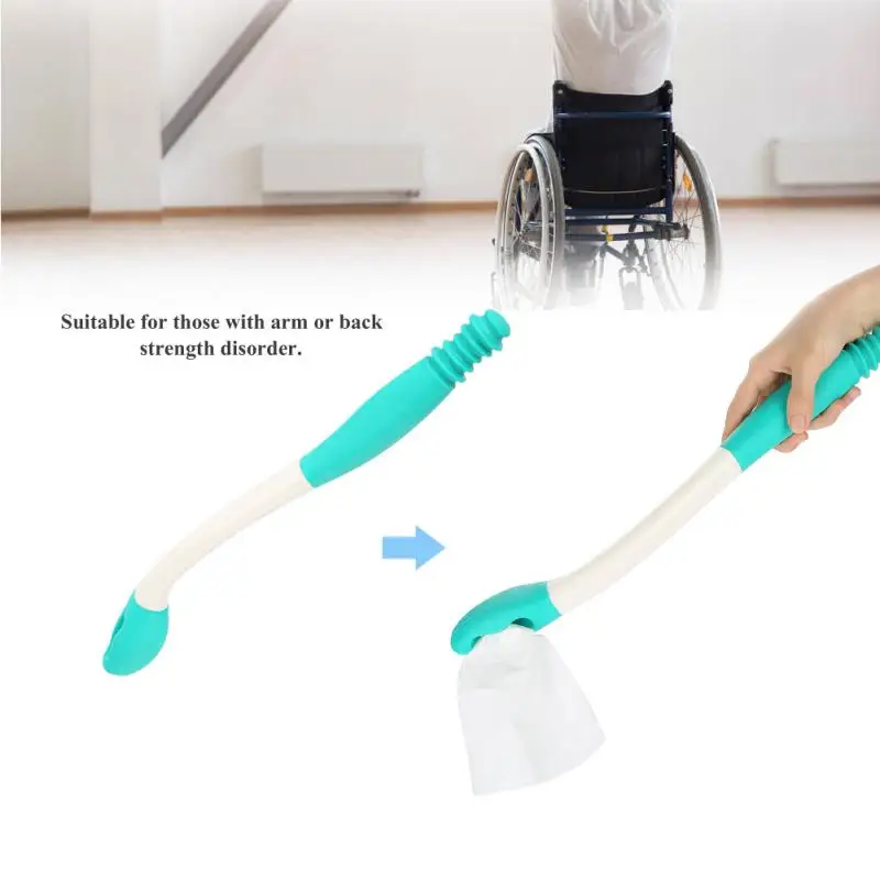 

Long Handle Reach Comfort Bottom Wiper Self Wipe Assist Holder Toilet Paper Tissue Grip Self Wipe Aid Motion Assistance Helper v