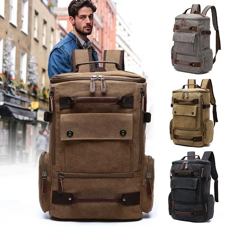

Computer Bag Current Package Wild Accessories Laptop Backpack Canvas Shockproof Backpack Storage Shopping Outdoor Unisex Travel