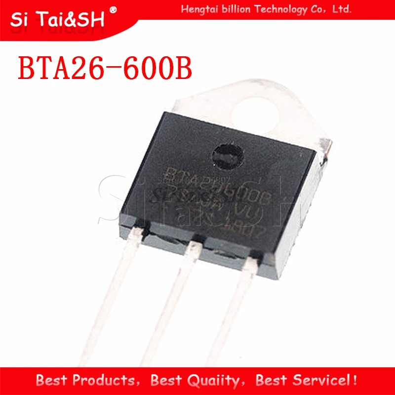 5 шт. BTA26-600B TO-3P BTA26600B TO3P BTA26-600 Новый и оригинальный IC | Электронные компоненты